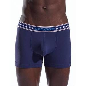 NEW COCKSOX men's contour supplex pouch boxer in patriot blue